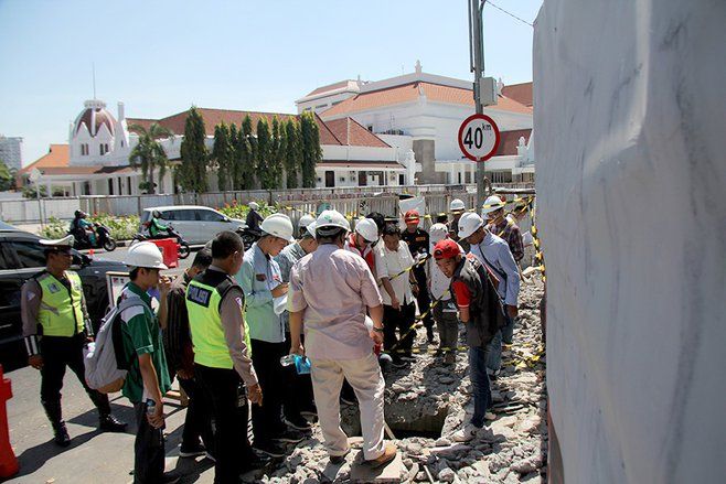 Pengerjaan Alun-Alun Masuk Tahap Pemindahan Jaringan Utilitas