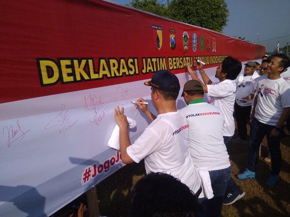Forkopimda Madiun Ajak Deklarasi Tolak Kerusuhan Pasca Pemilu