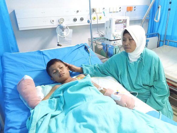 Kulit Bocah Tuban&nbsp;Terbakar Enam Persen Diduga Terkena&nbsp;Limbah B3