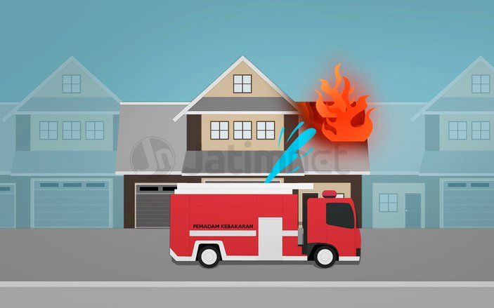 Gudang Margomulyo Terbakar, 20 Mobil Damkar Lakukan Pemadaman