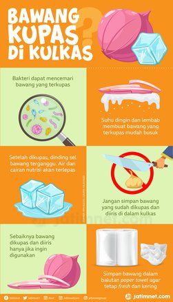 Rusak Kualitas Bawang Kupas di Kulkas