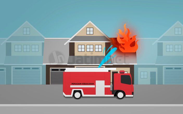 Percikan Api Arus Pendek Timpa Jeriken Bensin&nbsp;