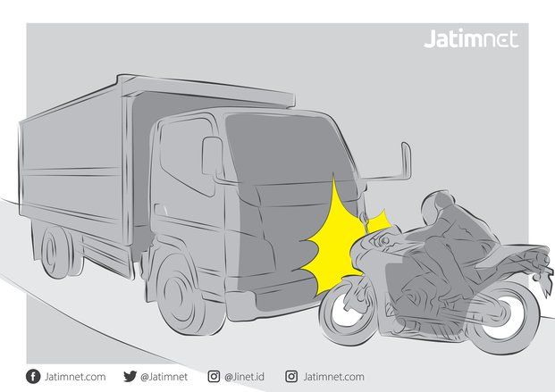 Mobil Pentakziah dari Kediri Terguling di Jombang