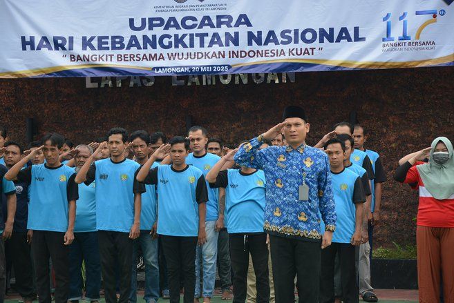 Kalapas Lamongan Ajak WBP Renungkan Arti Perjuangan di Peringatan Harkitnas