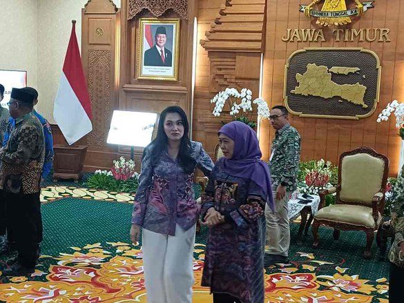 Temui Gubernur Malut, Khofifah Soroti Ketimpangan Arus logistik