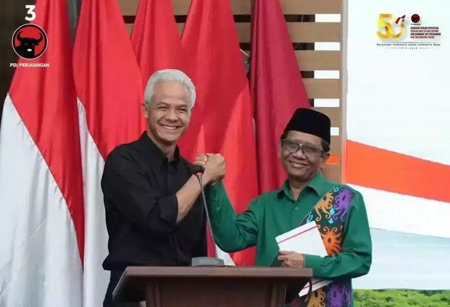 Besok Ganjar dan Mahfud MD Daftar Capres Cawapres ke KPU
