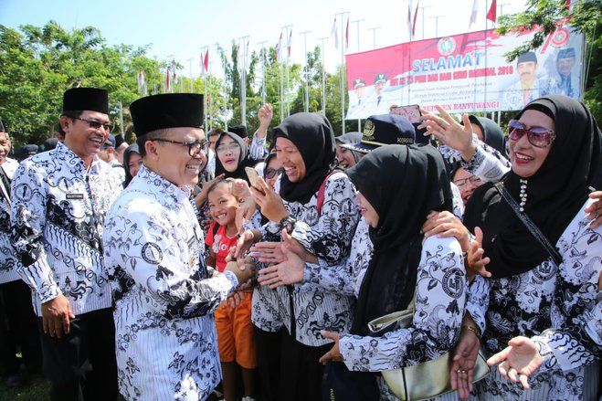 Hari Guru di Banyuwangi, Anas: Dari Individualisme Hijrah Kolaborasi
