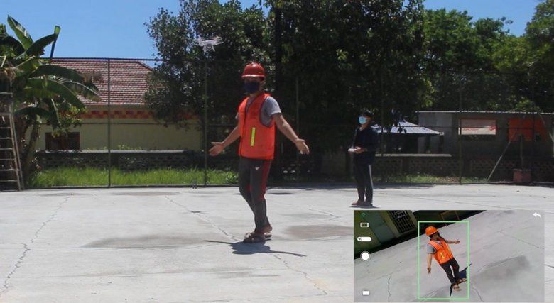 Tim ITS Ciptakan Erasty, Drone Pendeteksi Potensi Kecelakaan Kerja