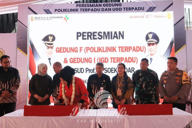 IGD dan Poliklinik Terpadu RSUD Mojosari Diresmikan, Ini Pesan Bupati Mojokerto