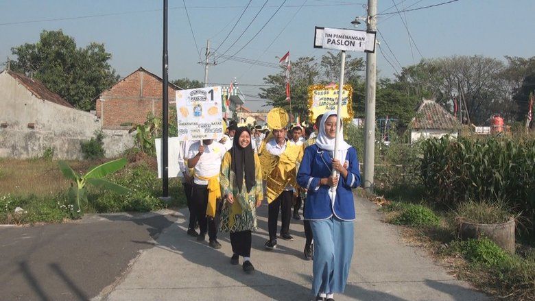 Tanamkan Demokrasi, Pemilihan Ketua OSIS SMAN 1 Kutorejo Meniru Tahapan Pemilu