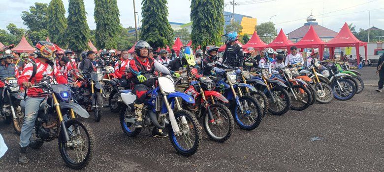 Jelajah Lereng Argopuro Sukses Digelar, Gus Fawait Ingin Jember Kembali Jadi Surga Motocross&nbsp;
