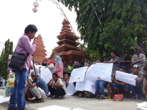 Protes Proyek Mangkrak, Warga Mojokerto Desak DPRD Interpelasi Wali Kota