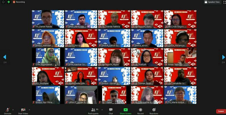 Tur Virtual EJx, Kenalkan Tradisi dan Budaya Jatim ke Mahasiswa Asing