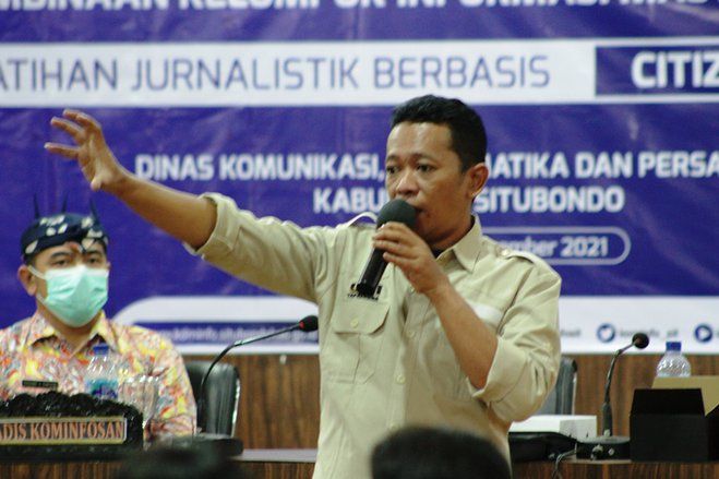 Pemkab Situbondo dan IJTI Latih KIM Beritakan Vaksinasi Covid-19