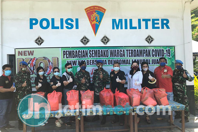 Gandeng New KOI,&nbsp;Puspenerbal Juanda Bagikan Paket Sembako untuk Pekerja dan Warga Dampak Covid-19