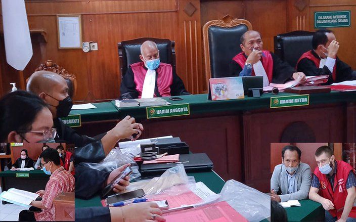 Sidangkan Kejahatan Skimming dengan Terdakwa Warga Ukraina, Hakim Anggota Tertidur