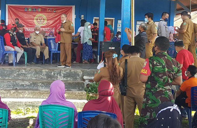 Progres Capaian Vaksinasi di Kabupaten Sumbawa Tercepat di Pulau Sumbawa