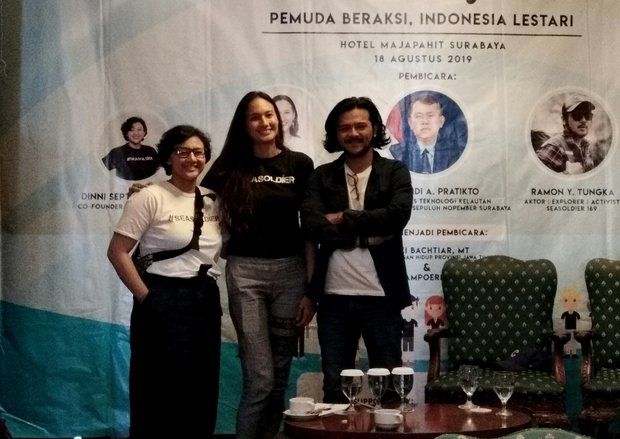 Nadine Chandrawinata&nbsp;Ajak Masyarakat Lebih Peduli Sampah dan Biota Laut