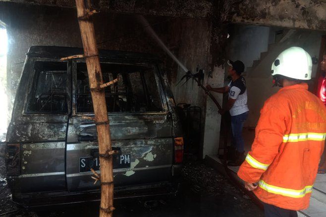 Ngetap BBM, Pom Mini di Mojokerto Terbakar, Satu Orang Terluka