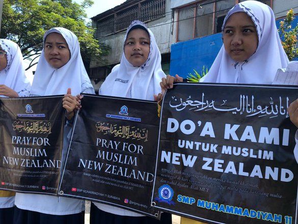 Aksi Simpati Penembakan di Selandia Baru Masih Berlanjut