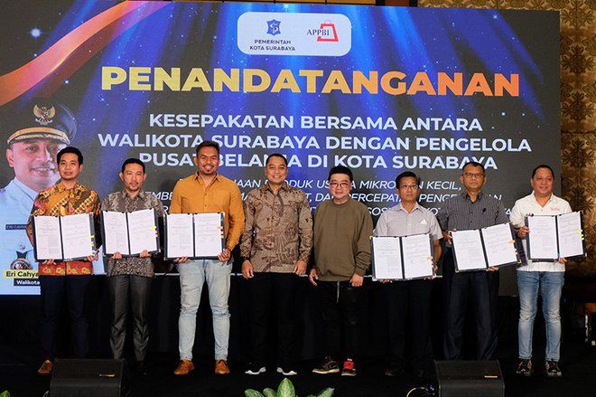 Entaskan Kemiskinan dan Pengangguran, Walkot Eri Jalin Kerjasama dengan 32 Pengelola Pusat Belanja