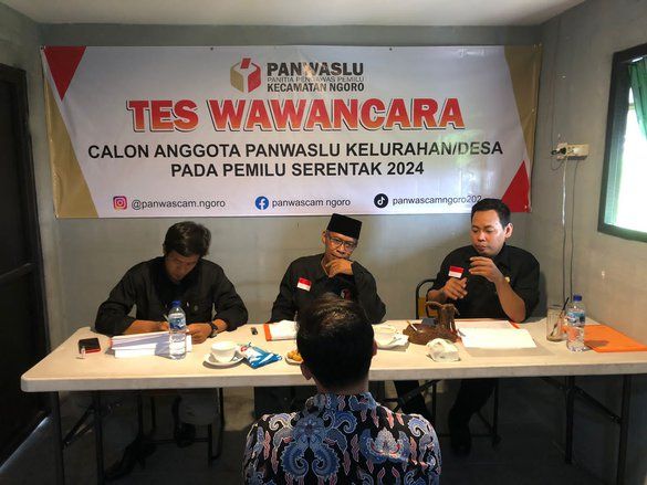 Besok Bawaslu Kabupaten Mojokerto Lantik Petugas PKD