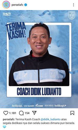 Baru Sekali Tanding dan Seri, Pelatih Persela Didik Ludianto Mengundurkan Diri