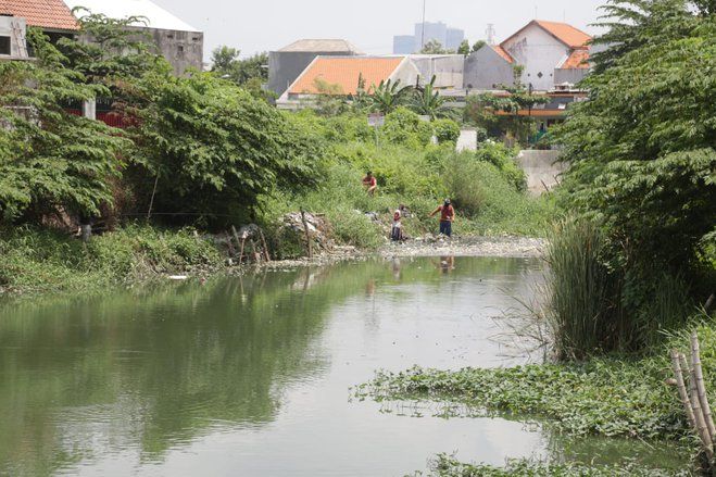 Perkuat Daya Tampung Air, Bozem Simo Diperdalam dan Diperlebar