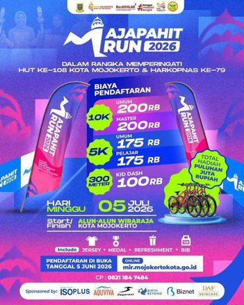 Perwosi Kota Mojokerto Targetkan Ribuan Warga Ramaikan Majapahit&nbsp;Run 2026