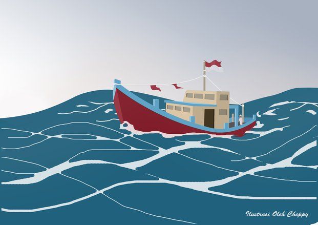 13 Nelayan Indramayu Terapung Enam Jam