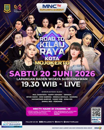 Road To Kilau Raya Meriahkan Mojokerto, Inul hingga Happy Asmara Tampil&nbsp;