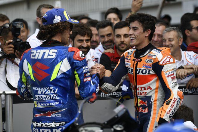 Marquez Marah Dua Kali Kalah dengan Cara Sama