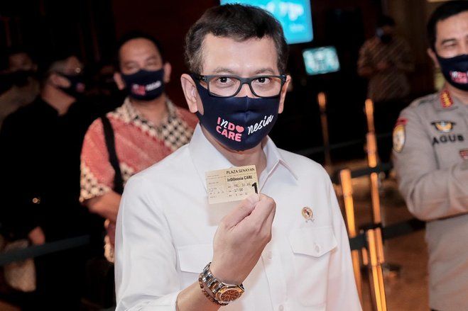 Menparekraf Imbau Pengelola Bioskop Terapkan Protokol Kesehatan dengan Baik