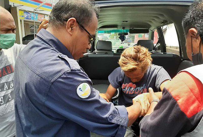 Sempat Bikin Resah, Dinsos P3A Kota Mojokerto Evakuasi ODGJ ke GCK Jombang