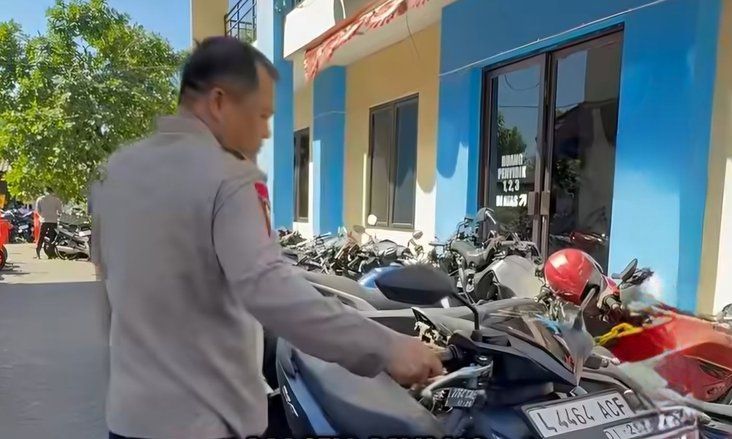 Satlantas Polrestabes Surabaya Kembalikan 417 Kendaraan Barang Bukti Kecelakaan, Gratis
